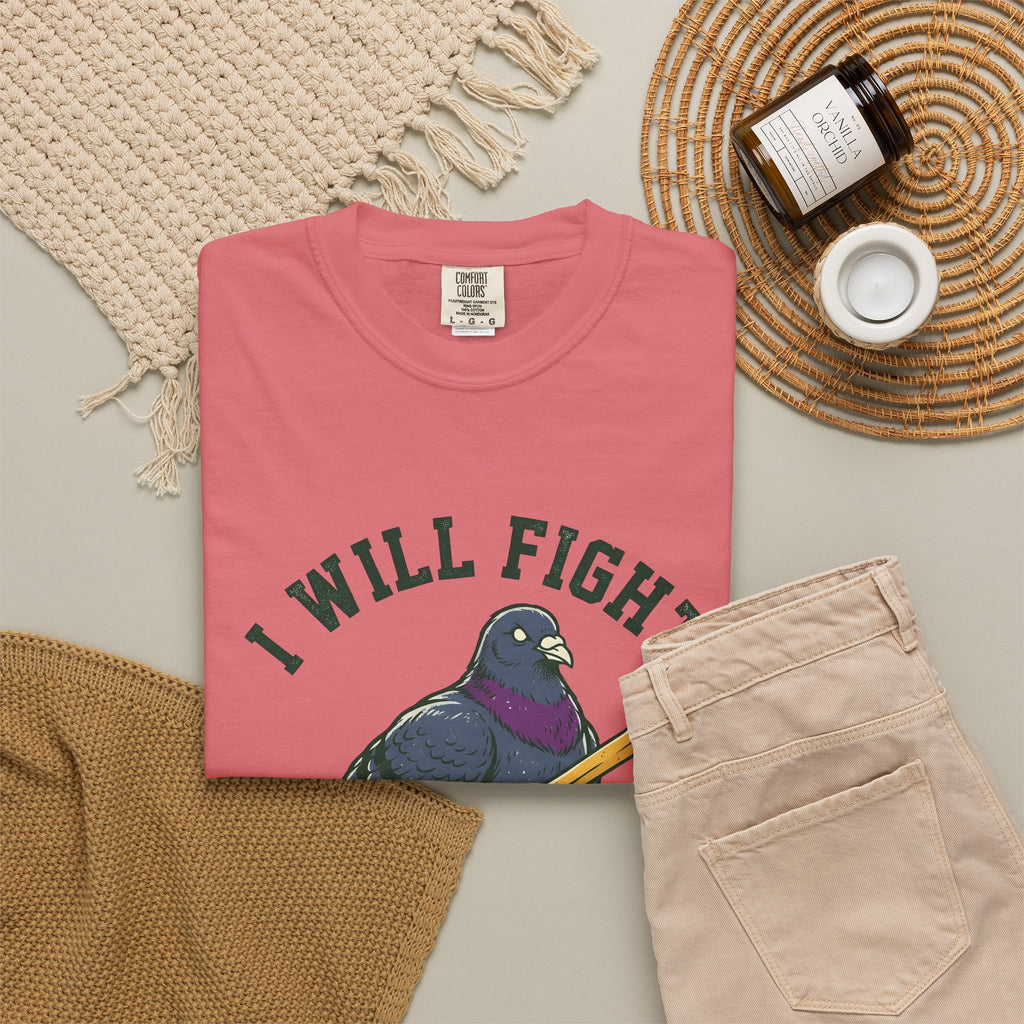 Dove Blade T-Shirt Animals Joke Gift Women Comic T-Shirt Razor T-Shirt Creature Fan Cartoon T-Shirt Humor Graphic Retro Lawn T-Shirt