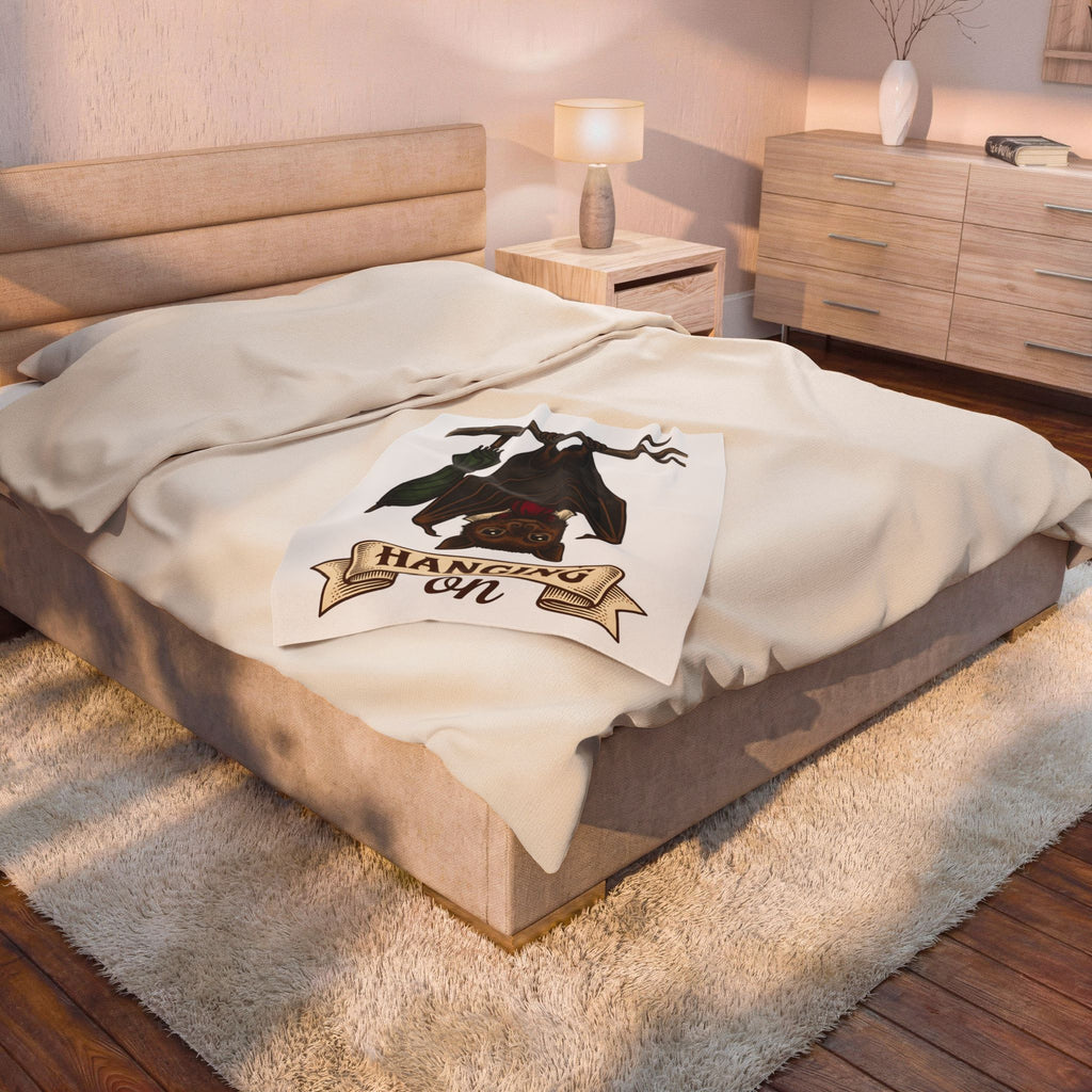Bat Clipart Blanket Funny Creature Gift Women Doodle Blanket Bat Blanket Humor Fan Cartoon Blanket Beast Graphic Classic Parasol Blanket