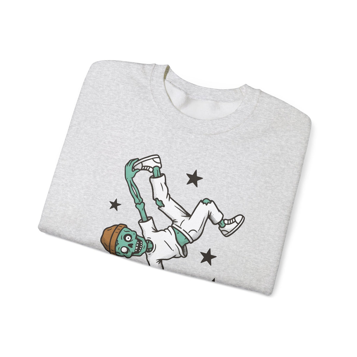Dancing Skeleton Sweatshirt Halloween Ballet Gift Women Comic Sweatshirt Skeleton Sweatshirt Horror Fan Spooky Sweatshirt Dance Graphic Vintage Sparkles Sweatshirt