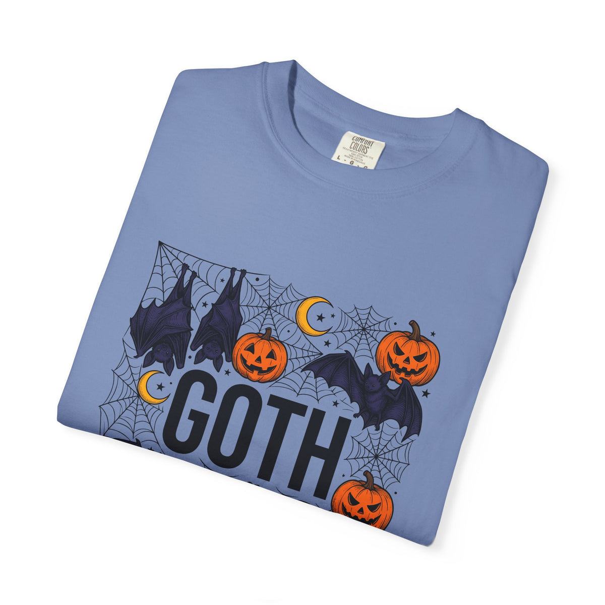 Vampire Pumpkin Goth Autumn Gift Horror Bloodsucking Dark Fan Macabre Fall Hand Drawn Webbing T-Shirt