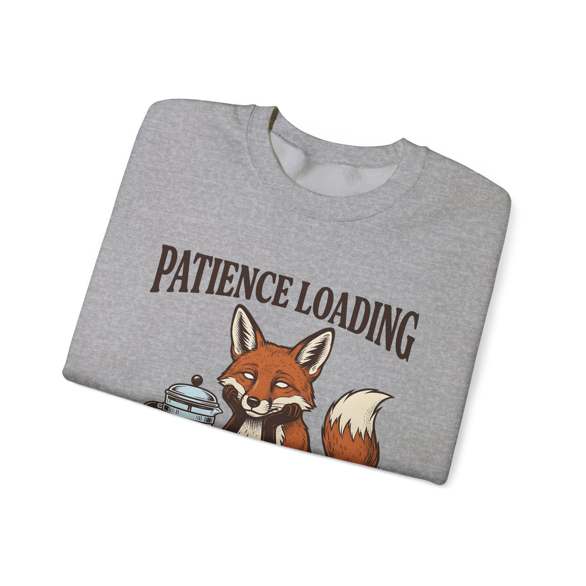 Fox Espresso Sweatshirt Funny Wildlife Gift Women Retro Sweatshirt Coffee Sweatshirt Humor Fan Vintage Sweatshirt Animal Graphic Sketch Coffee Maker Sweatshirt