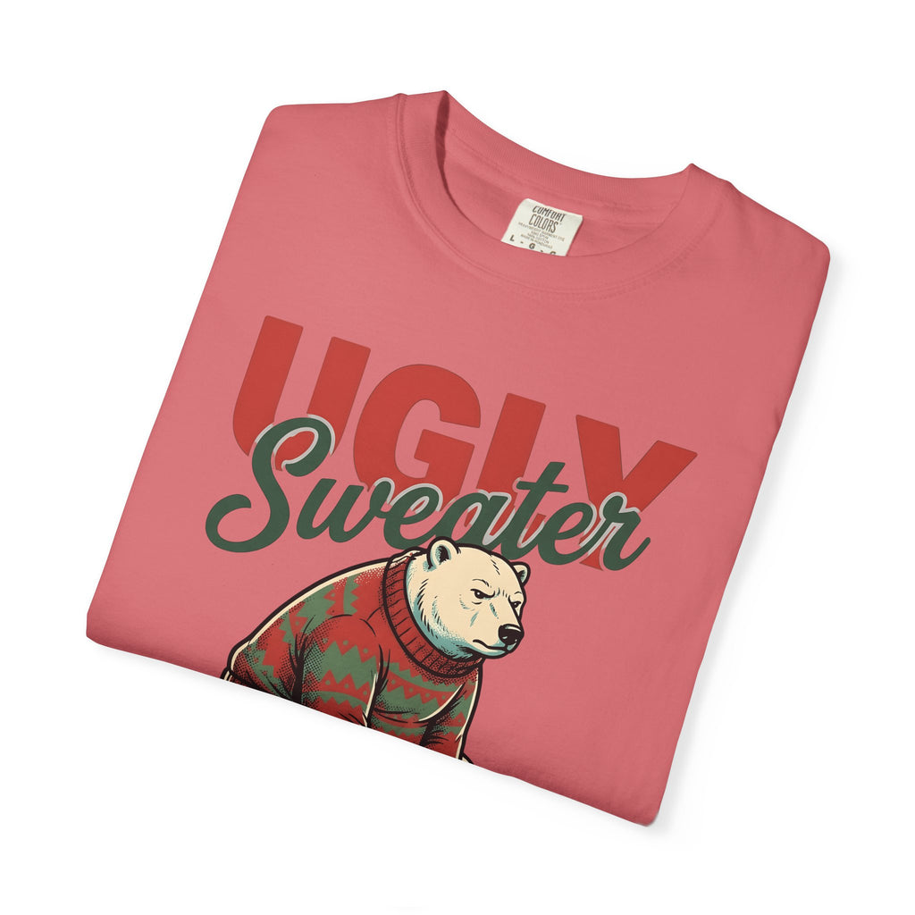 Arctic Bear Sweater Christmas Fauna Gift Nostalgic Polar Bear Xmas Fan Vintage Wildlife Doodle T-Shirt