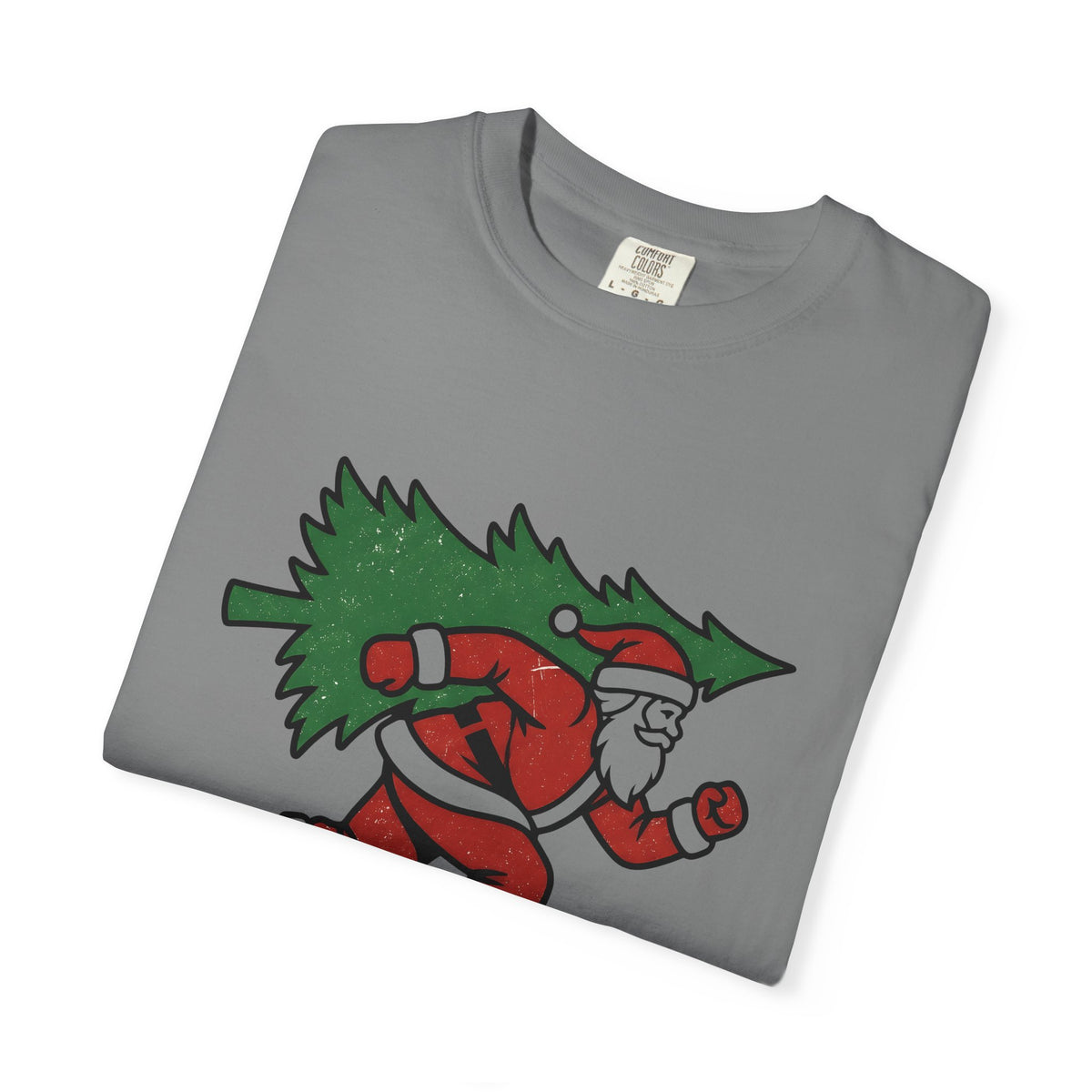 Santa Roller Skates T-Shirt Sports Christmas Gift Women Cartoon T-Shirt Kris Kringle T-Shirt Athlete Fan Toon T-Shirt Holiday Graphic Vintage
