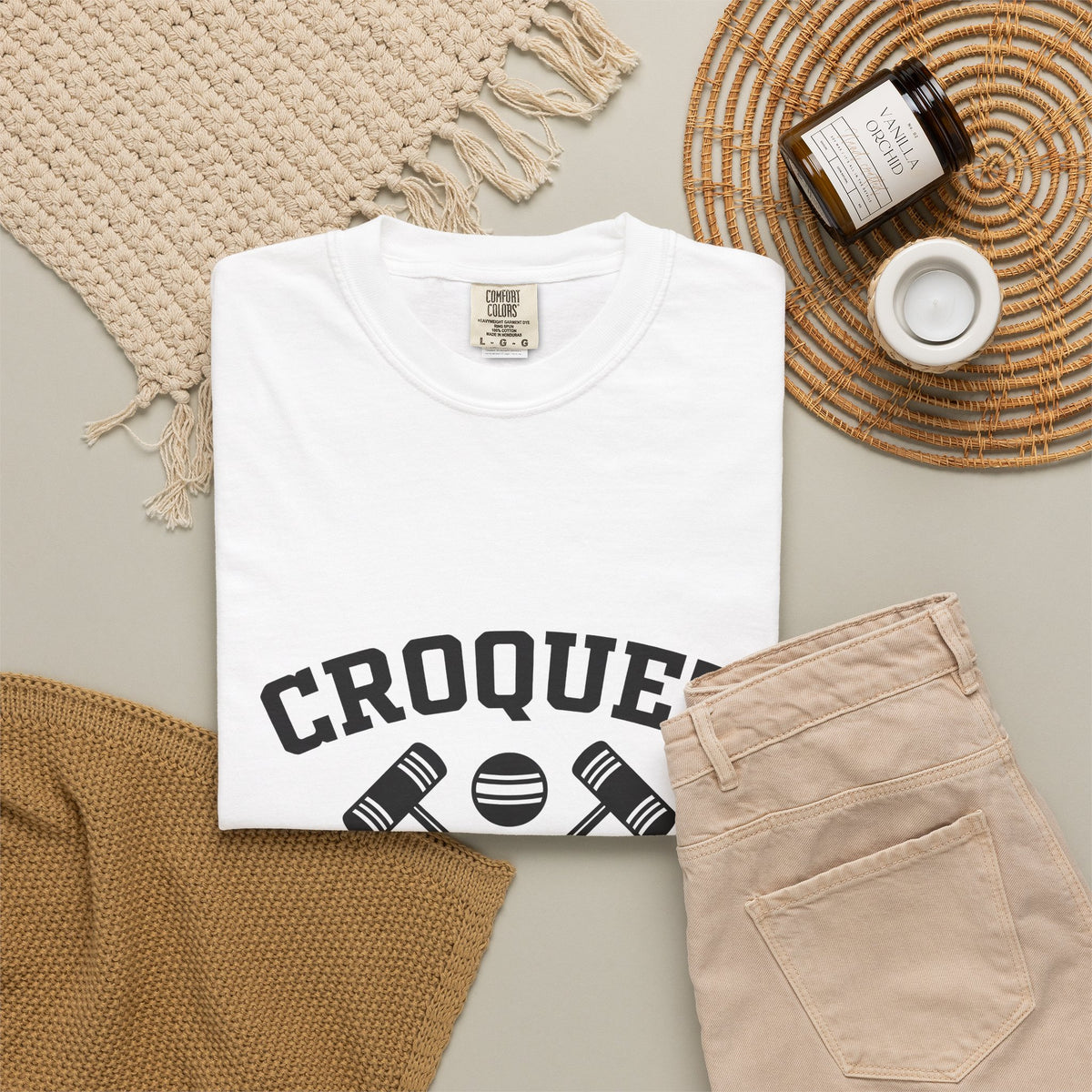 Croquet Mallets Croquet Game Gift Bold Mallet Croquet Fan Bold Sport Vintage Ball T-Shirt