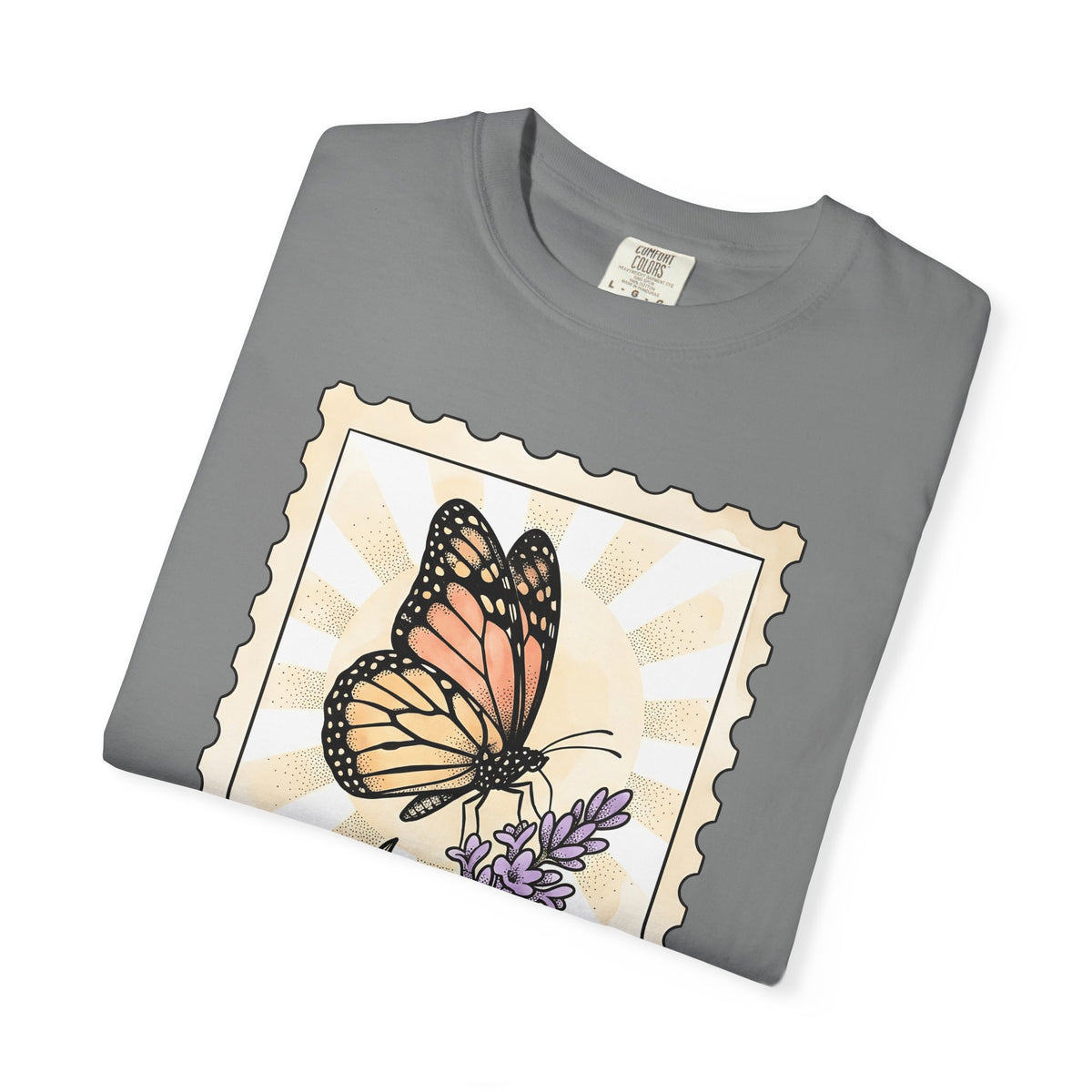 Moth Flower Butterfly Plant Gift Hippie Flower Butterfly Enthusiast Bohemian Floral Classic T-Shirt
