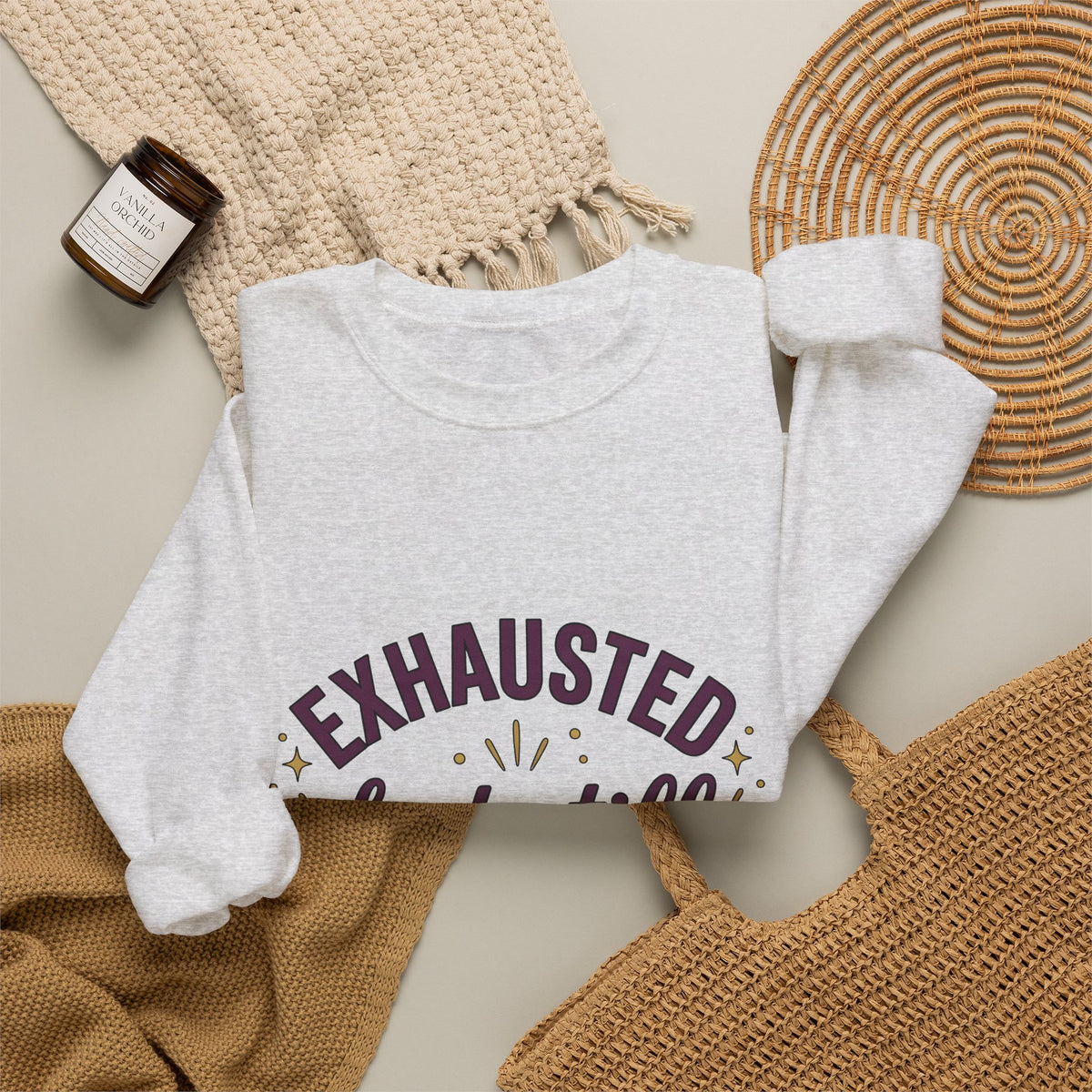 Uplifting Saying Sweatshirt Moms Health Gift Women Whimsical Sweatshirt Inspirational Sweatshirt Mom Enthusiast Quirky Sweatshirt Wellness Graphic Clean