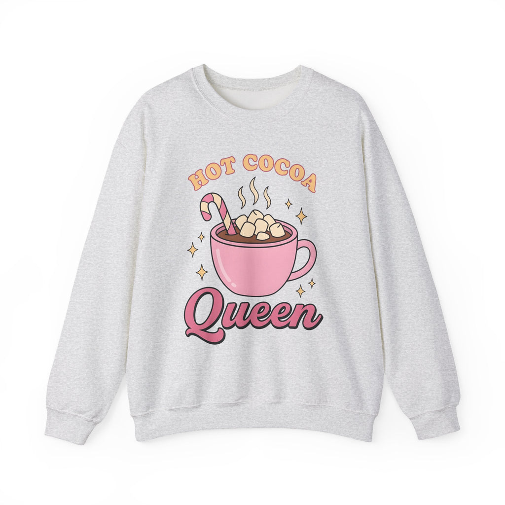 Hot Chocolate Cup Cocoa Winter Gift Line Mug Chocolate Fan Drawing Nostalgic White Marshmallows Sweatshirt