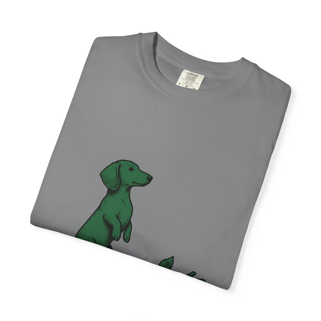 Dachshund Hound T-Shirt Dog Wildlife Gift Women Classic T-Shirt Wiener Dog T-Shirt Dog Fan Vintage T-Shirt Nature Graphic Doodle Tree Twig T-Shirt
