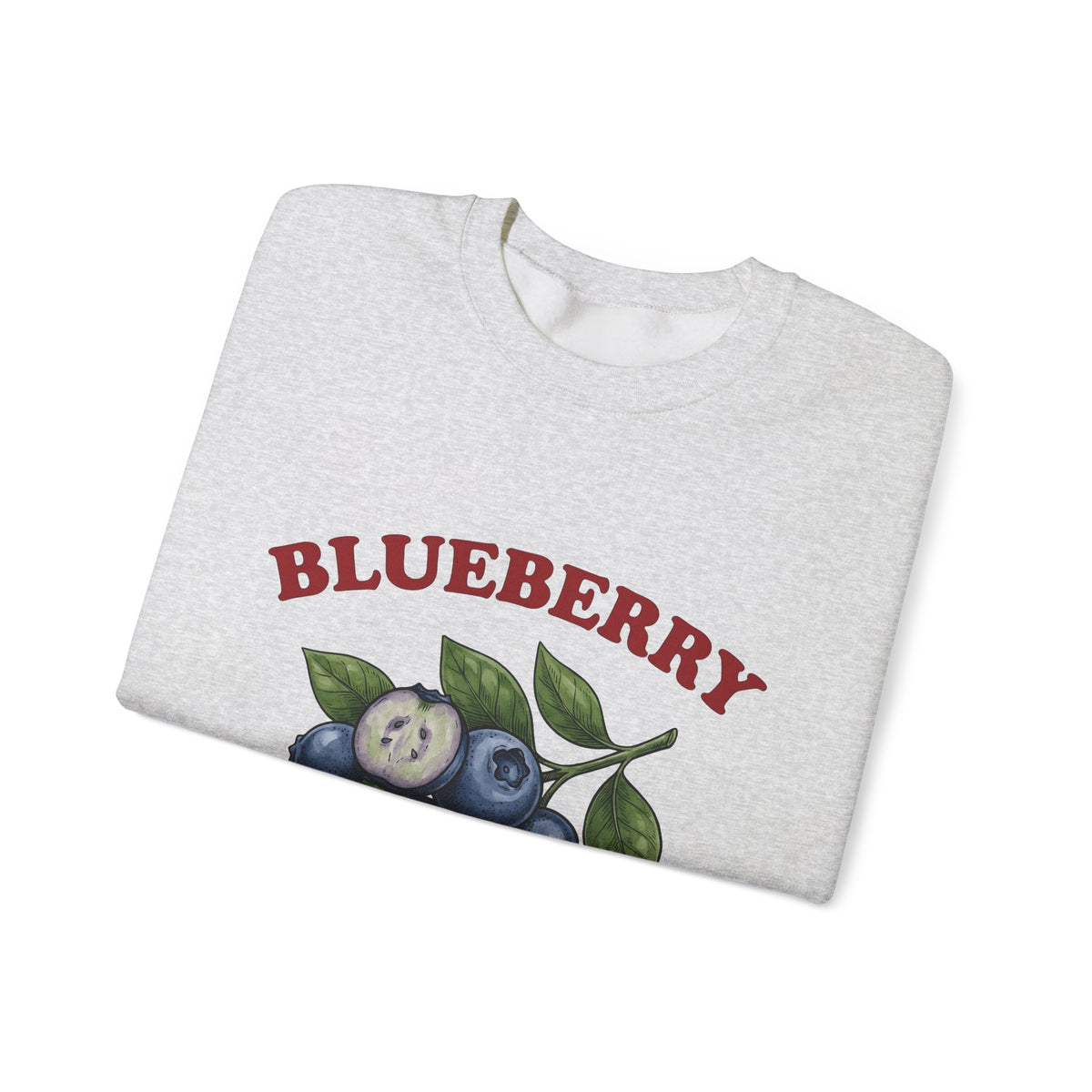 Blueberry Sprig Sweatshirt Fruit Cooking Gift Women Sketch Sweatshirt Blueberries Sweatshirt Fruit Fan Drawing Design Line Art Greenery Sweatshirt