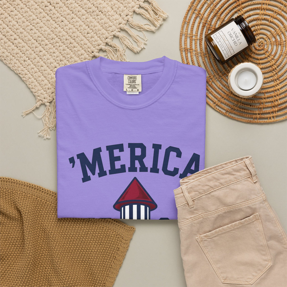 Firework Rocket 4Th Of July Celebration Gift Colorful Fireworks Independence Day Fan Vibrant Party T-Shirt