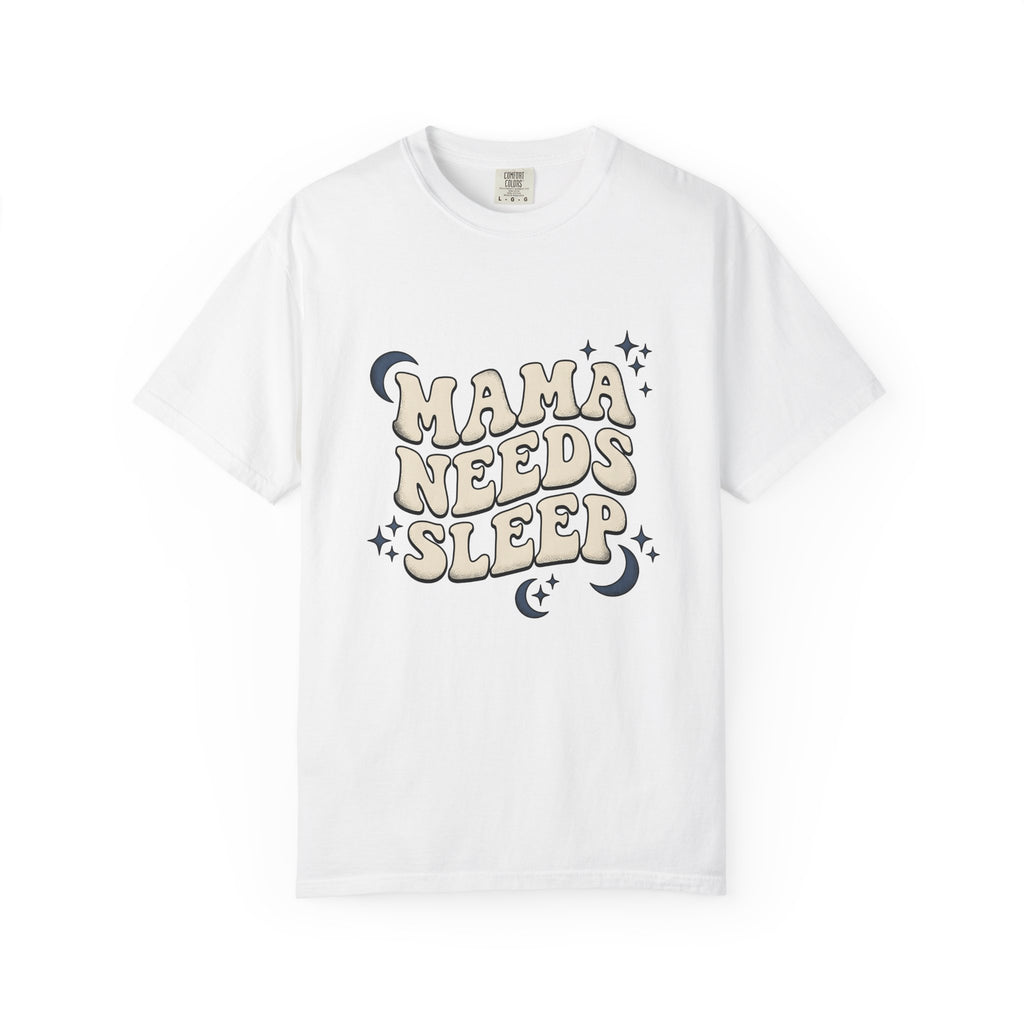 Large Bubble Text T-Shirt Moms Pajamas Gift Women Throwback T-Shirt Bubble Letter T-Shirt Motherhood Fan Retro Style T-Shirt Sleepwear Graphic