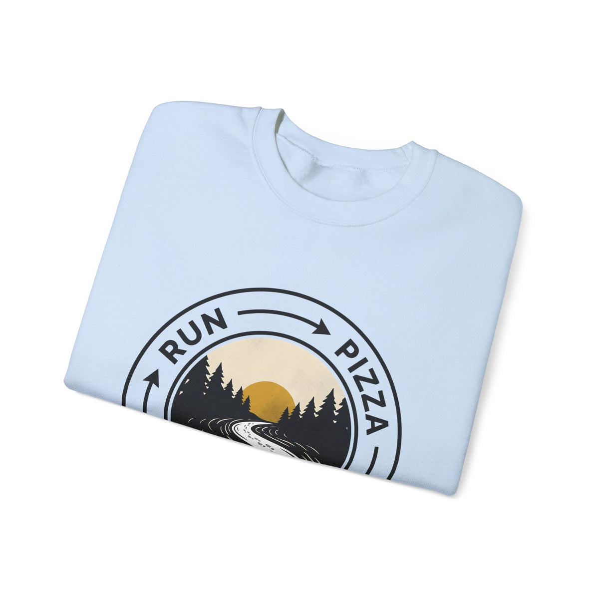 Hiking Trail Sports Jogging Gift Sketch Trail Athlete Enthusiast Drawing Runner Cartoon Sweatshirt
