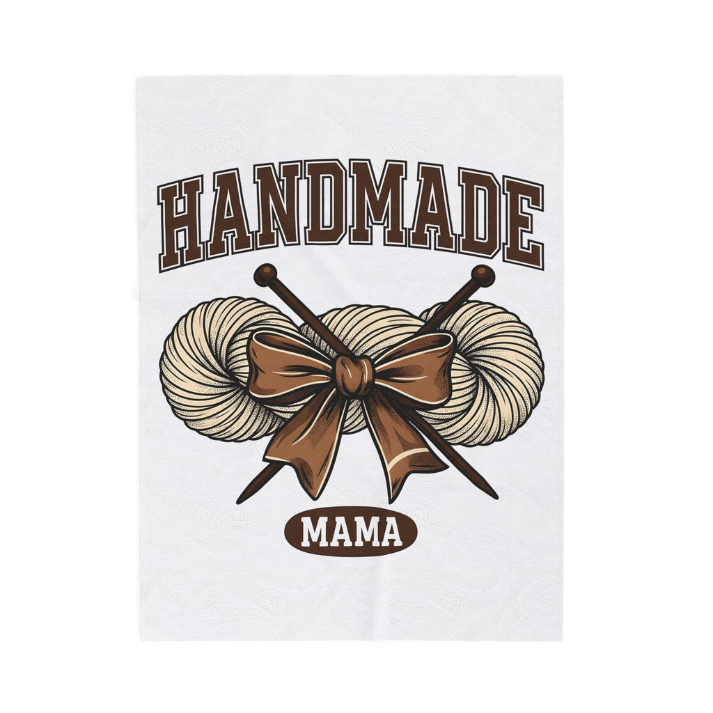 Wool Knitting Hooks Blanket Moms Hobby Gift Women Farmhouse Blanket Knitting Needles Blanket Motherhood Fan Rustic Blanket Crafting Graphic Old