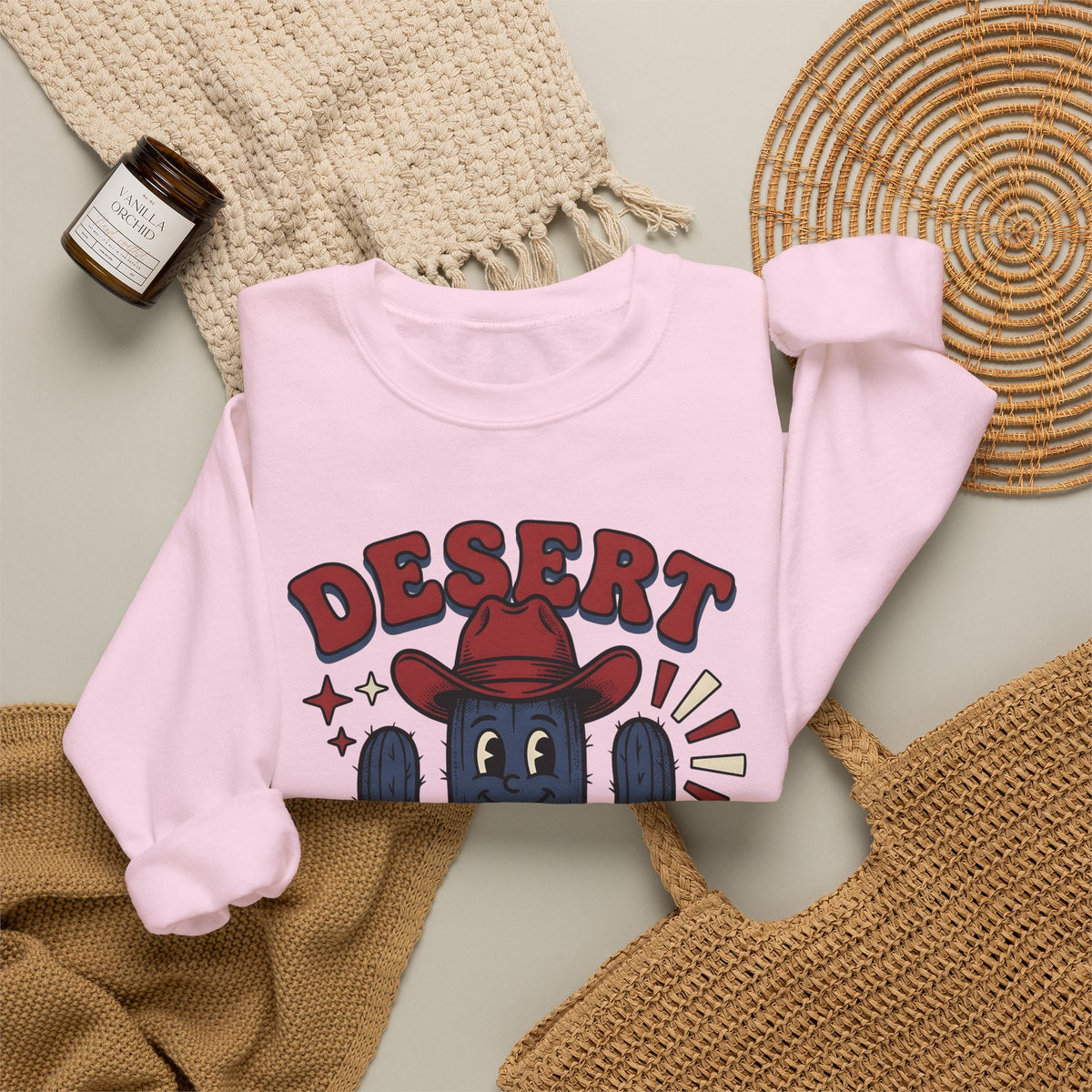 Succulent Cowboy Sweatshirt Cowgirl Ranch Gift Women Comic Sweatshirt Cactus Sweatshirt Cowboy Fan Rodeo Sweatshirt Farm Graphic Vintage Flower Sweatshirt