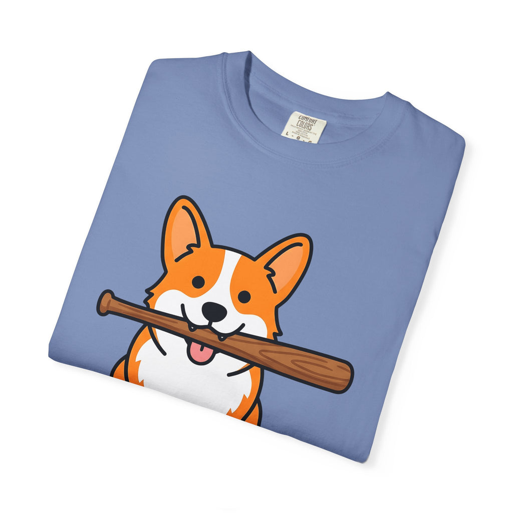 Corgi Pet T-Shirt Dog Funny Gift Women Animation T-Shirt Puppy T-Shirt Dog Fan Cartoon T-Shirt Humor Graphic Manga Bat Ball T-Shirt