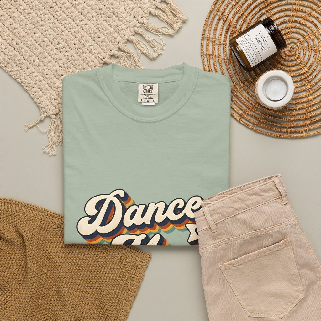 Vintage Lettering T-Shirt Moms Ballet Gift Women Block T-Shirt Typography T-Shirt Motherhood Enthusiast Typography T-Shirt Dance Graphic Classic