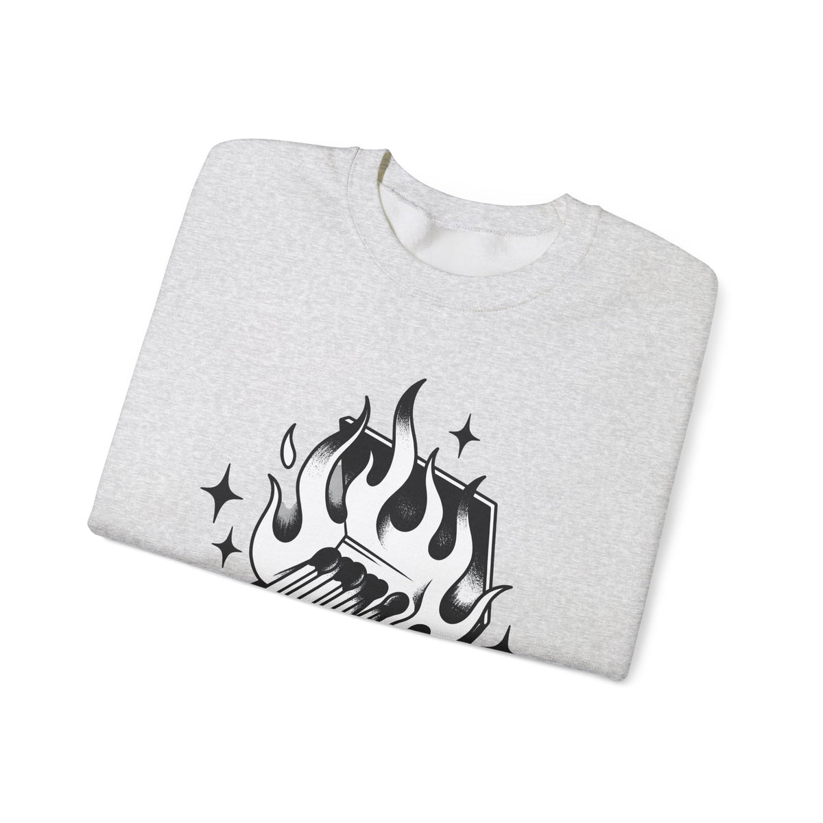 Lit Matchbox Sweatshirt Retro Amulet Gift Women Traditional Sweatshirt Matchbox Sweatshirt Retro Fan Matchstick Sweatshirt Charm Graphic Antique Twinkles