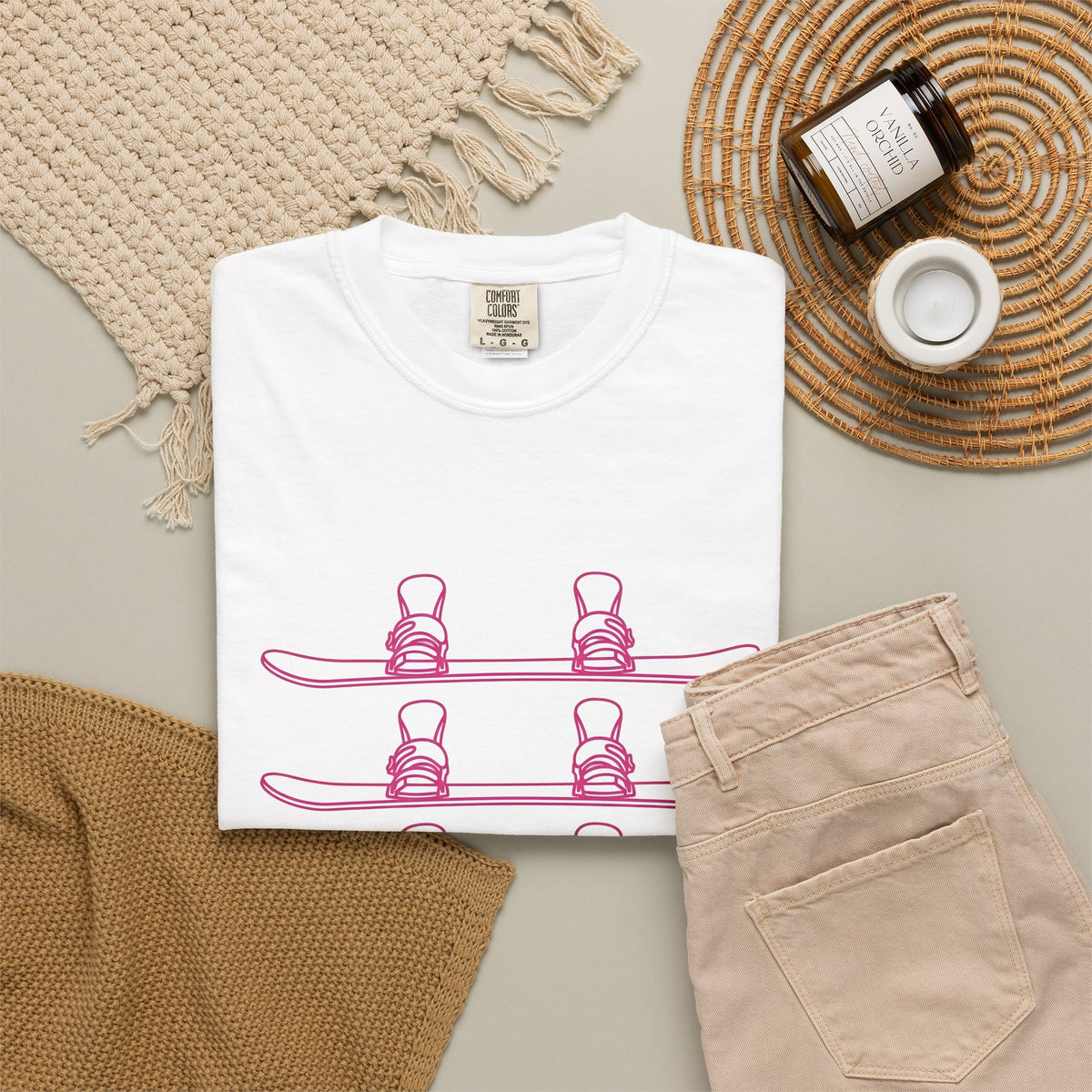 Snowboarder T-Shirt Sports Frost Gift Women Basic T-Shirt Snowboarder T-Shirt Athlete Fan Snowboarding T-Shirt Frosty Graphic Trendy Motif T-Shirt