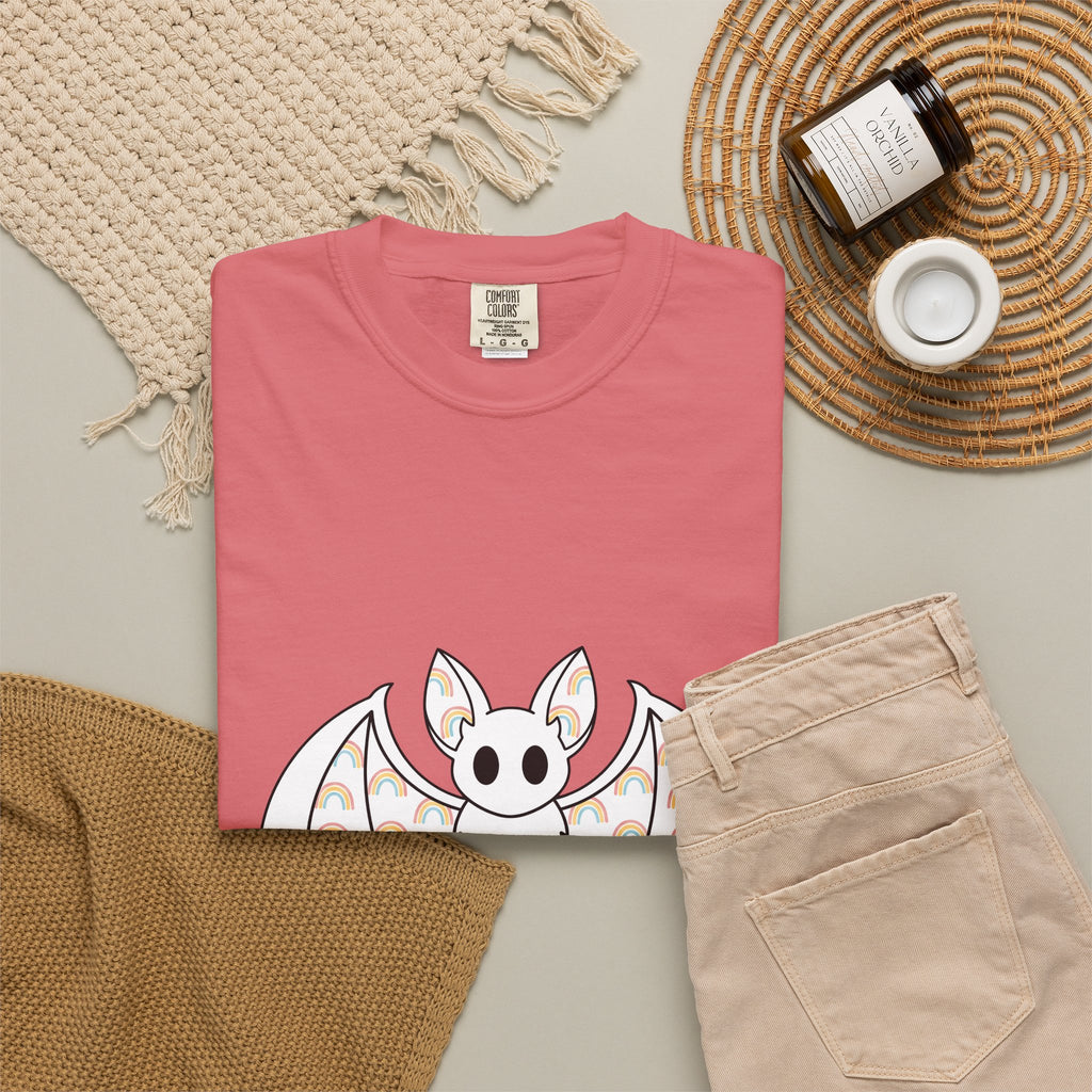 Bat Currency T-Shirt St Patrick's Day Wildlife Gift Women Adorable T-Shirt Money T-Shirt Luck Fan Cute T-Shirt Animal Graphic Basic Colors T-Shirt