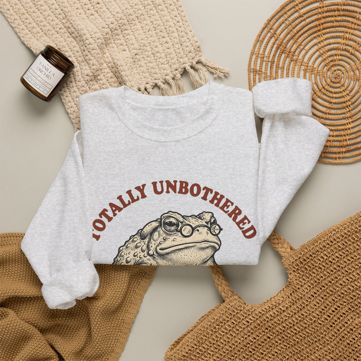 Toad Coffee Sweatshirt Funny Animal Gift Women Vintage Sweatshirt Coffee Sweatshirt Humor Fan Retro Sweatshirt Creature Graphic Hand Drawn Glasses Sweatshirt