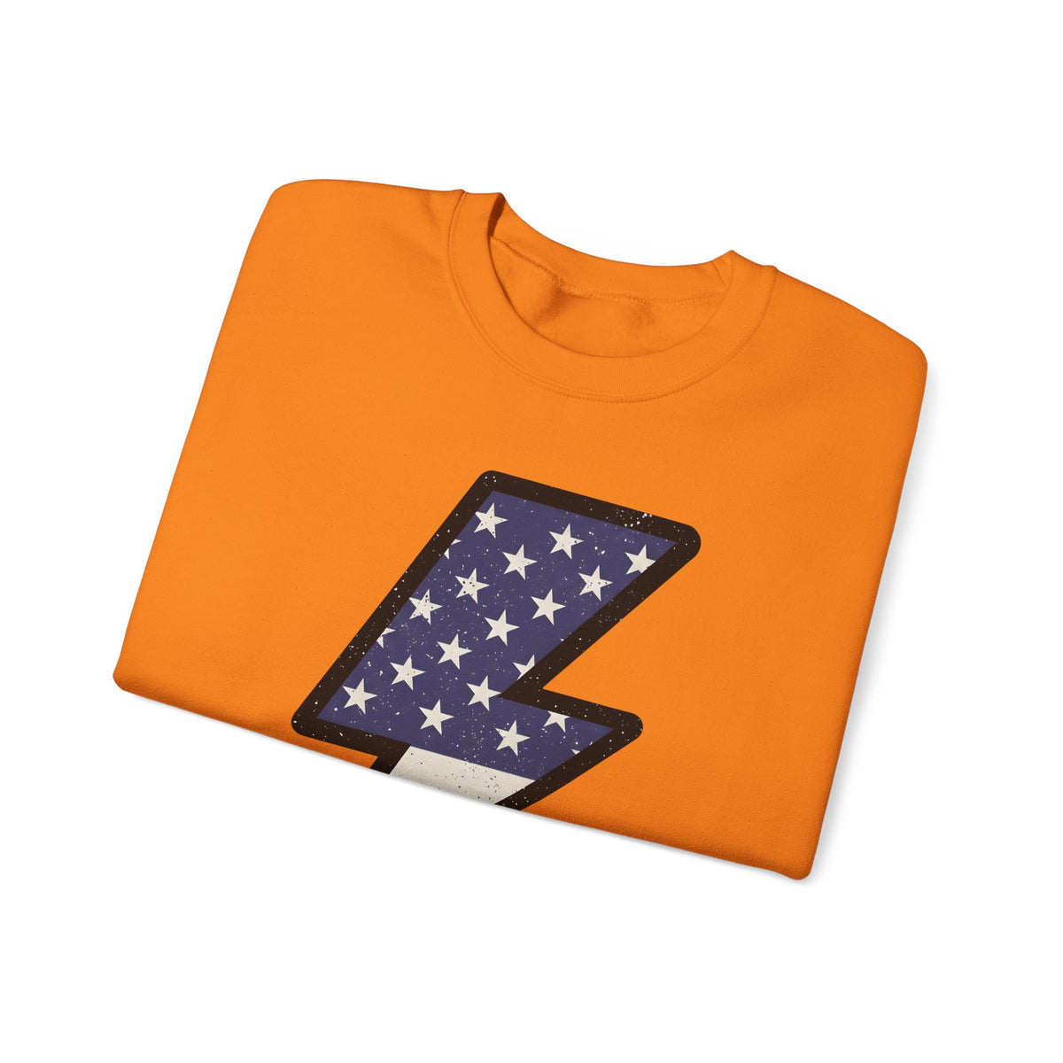 Electric Bolt Sweatshirt 4th Of July Freedom Gift Women Rustic Sweatshirt Lightning Sweatshirt Independence Fan Vintage Sweatshirt Liberty Graphic Nostalgic