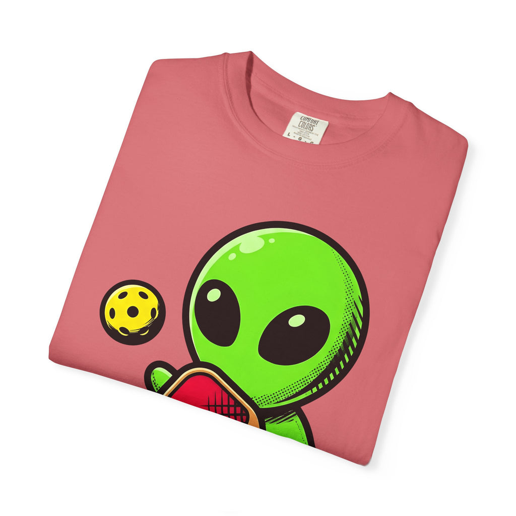 Alien Pickleball T-Shirt Pickleball Humor Gift Women Cute T-Shirt Alien Pickleball T-Shirt Pickleball Fan Kawaii T-Shirt Comedy Graphic Cartoon