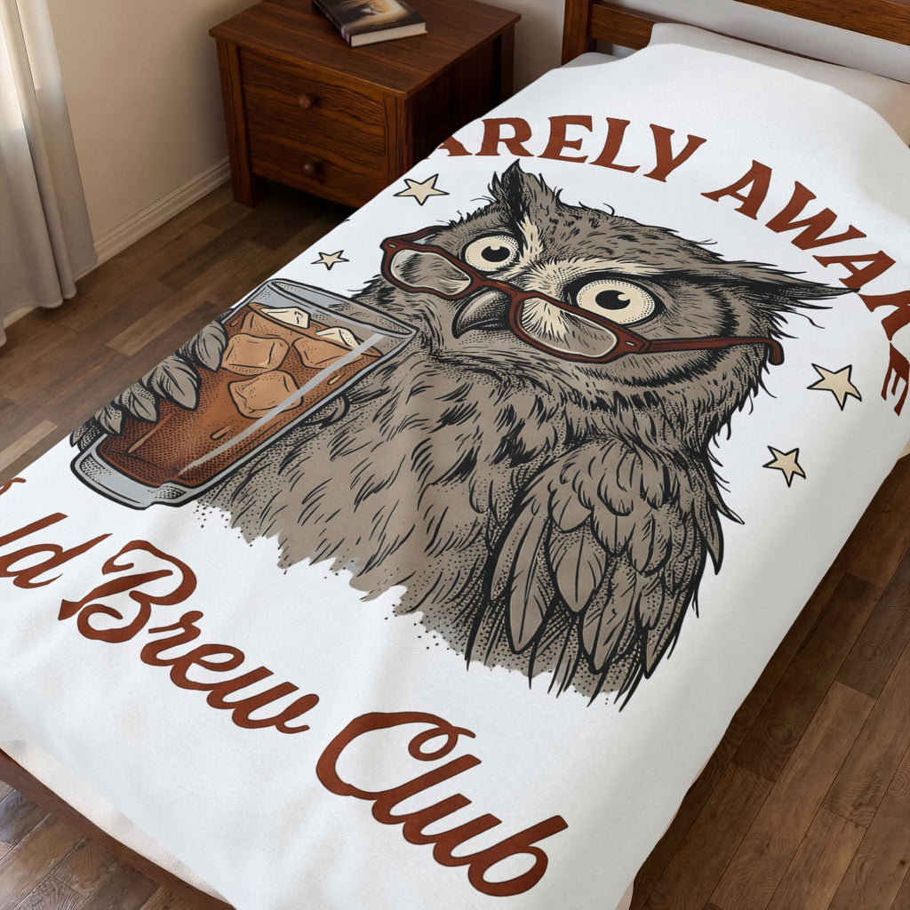Bird Coffee Blanket Coffee Fauna Gift Women Old School Blanket Coffee Art Blanket Coffee Fan Wildlife Graphic Blanket Line Art Shines Blanket