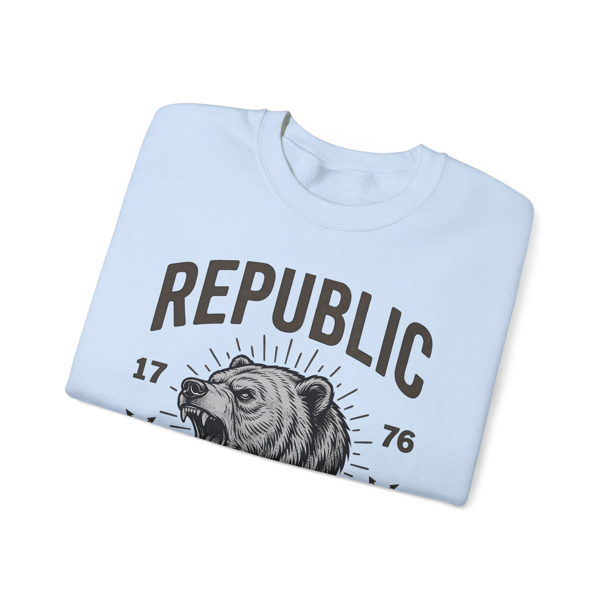 Bear Face Sweatshirt America Flag Gift Women Retro Sweatshirt Ursine Sweatshirt Patriot Fan Vintage Sweatshirt Banner Graphic Sketch Arrow Sweatshirt