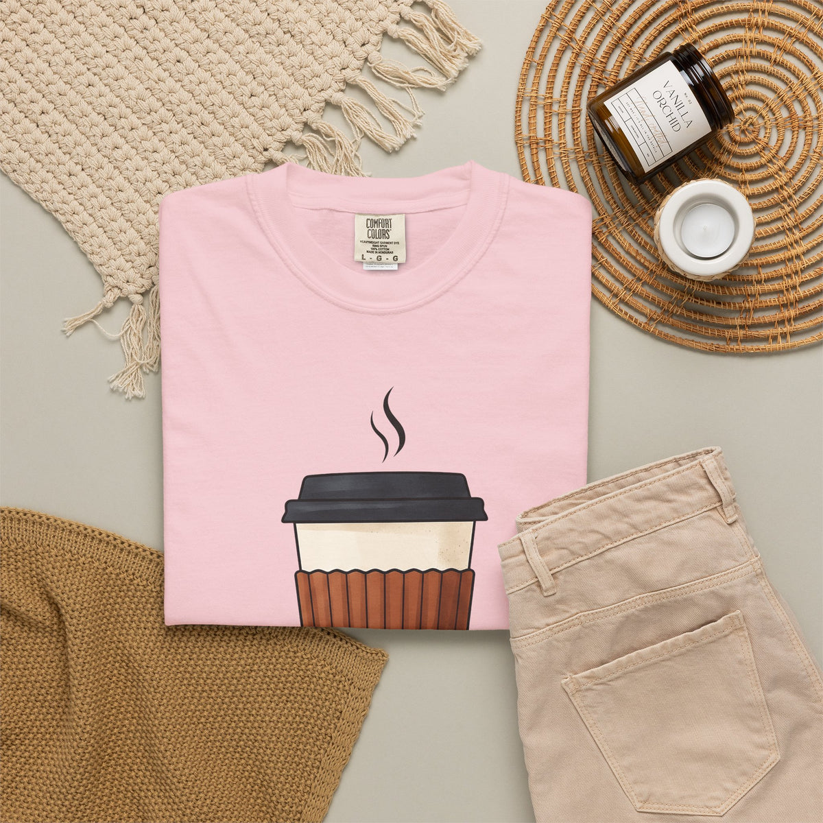 Coffee Cup Nurses Coffee Gift Modern Mug Nurse Enthusiast Contemporary Caffeine Minimalist Steam T-Shirt