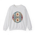 Floral Mandala Sweatshirt St. Valentine's Day Botanical Gift Women Boho Sweatshirt Mandala Sweatshirt Valentine Fan Hippie Sweatshirt Floral Graphic Vintage