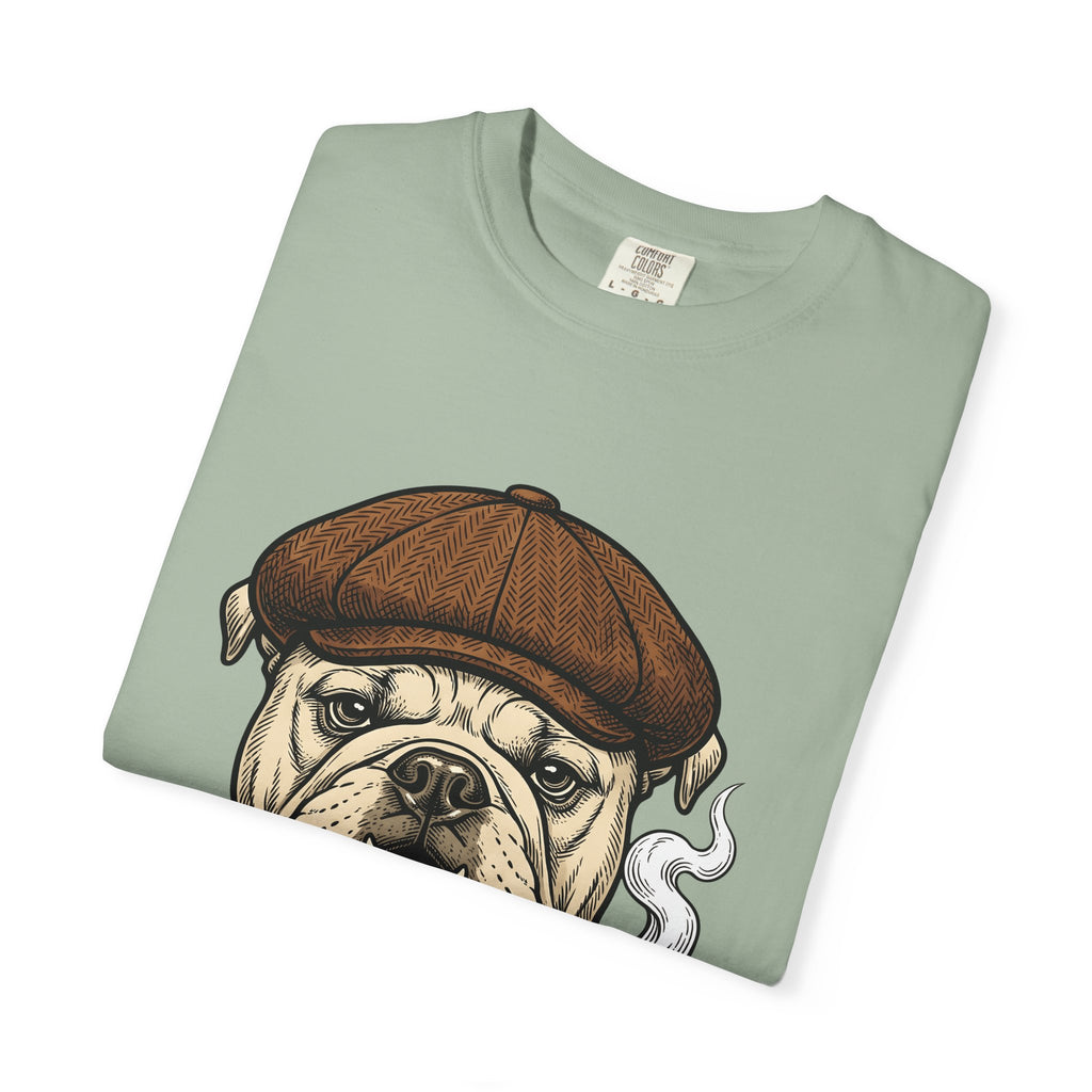Bulldog Head T-Shirt Dog Creatures Gift Women Old School T-Shirt Bulldog T-Shirt Dog Fan Bulldog Graphic T-Shirt Vintage Illustration Animal