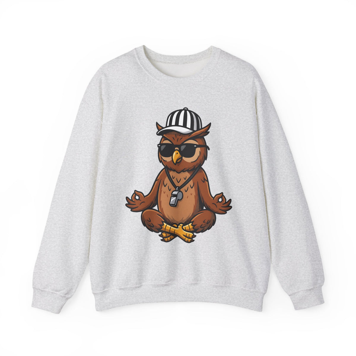 Owl Umpire Sports Activities Workout Gift Owl Athlete Enthusiast Fitness Sweatshirt