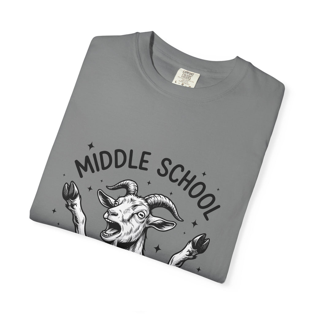 Goat Drawing T-Shirt Teachers Comedy Gift Women Cartoon T-Shirt Kid T-Shirt Educator Enthusiast Comic Graphic Classic Sparkle T-Shirt
