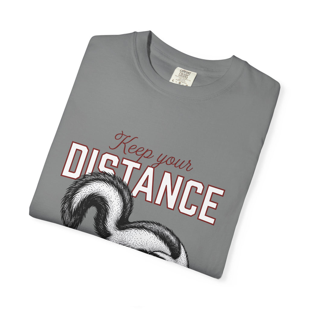 Skunk Illustration T-Shirt Animal Joke Gift Women Sketch T-Shirt Stink T-Shirt Animal Fan Drawing Graphic Retro Bushy Tail T-Shirt