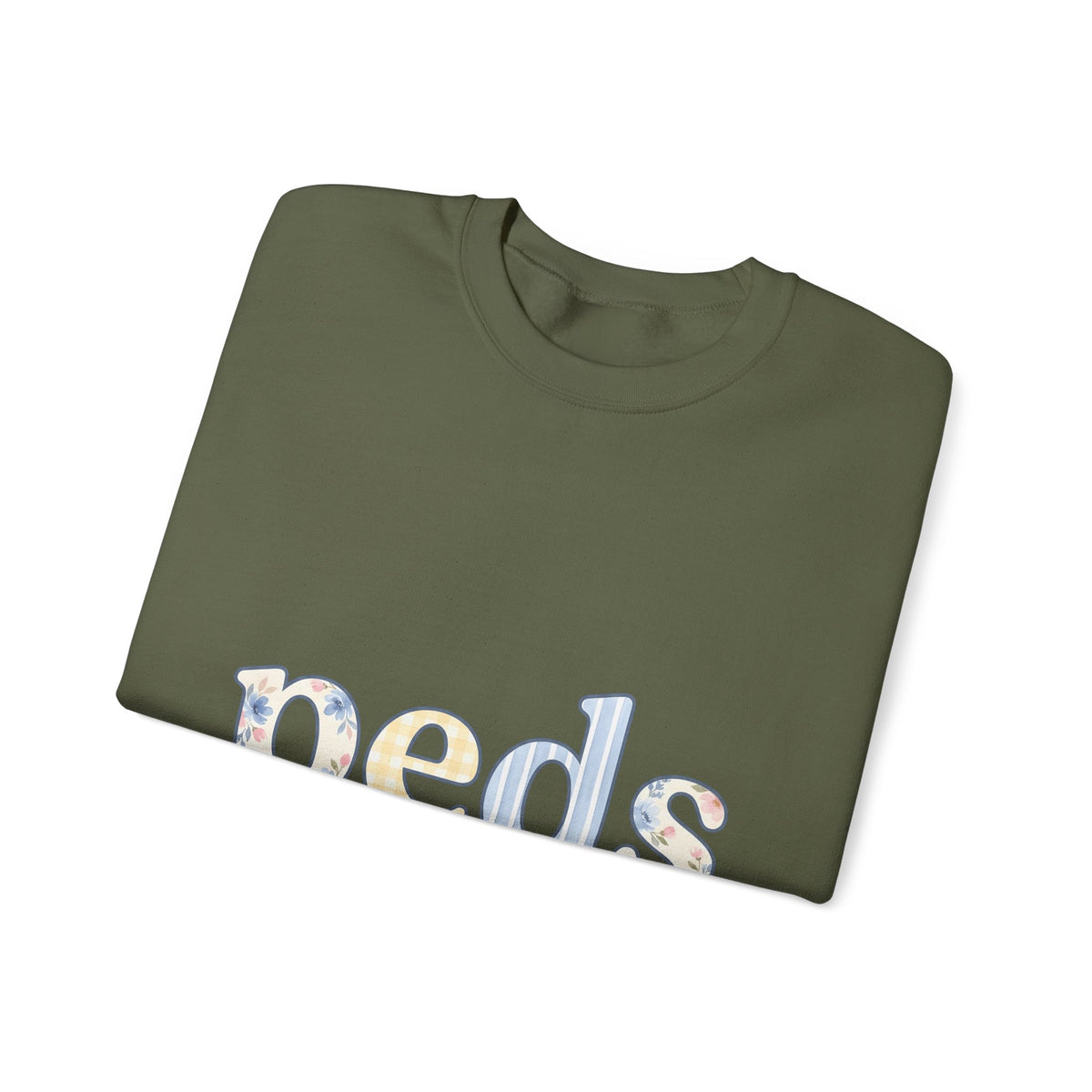 Floral Monogram Sweatshirt Nurses Hospital Gift Women Pale Colors Sweatshirt Initial Sweatshirt Nurse Enthusiast Pastel Sweatshirt Medical Graphic Old School