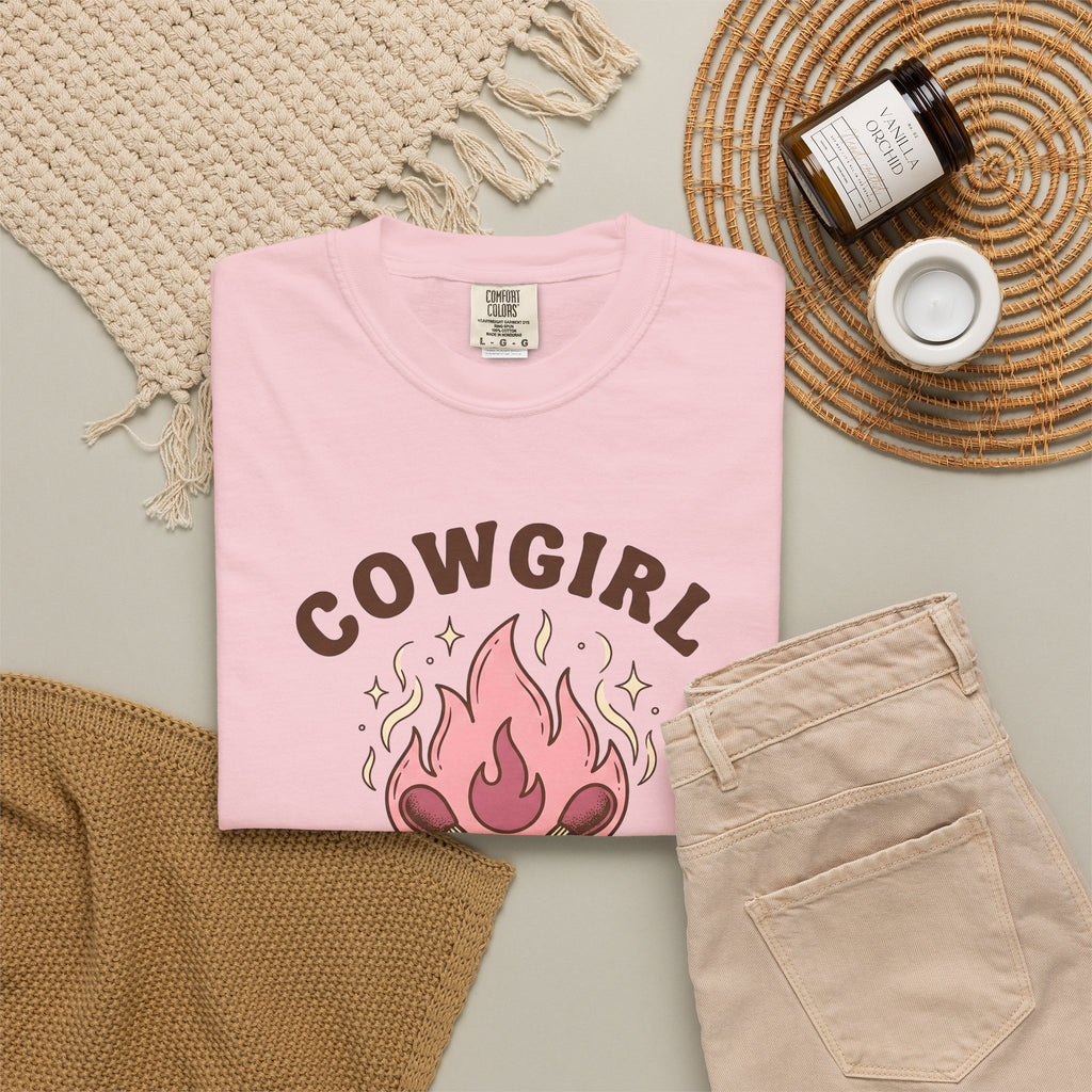 Lit Matches T-Shirt Cowgirl Cowboy Gear Gift Women Tribal T-Shirt Matches T-Shirt Rodeo Fan Primitive T-Shirt Western Graphic Classic Glitter