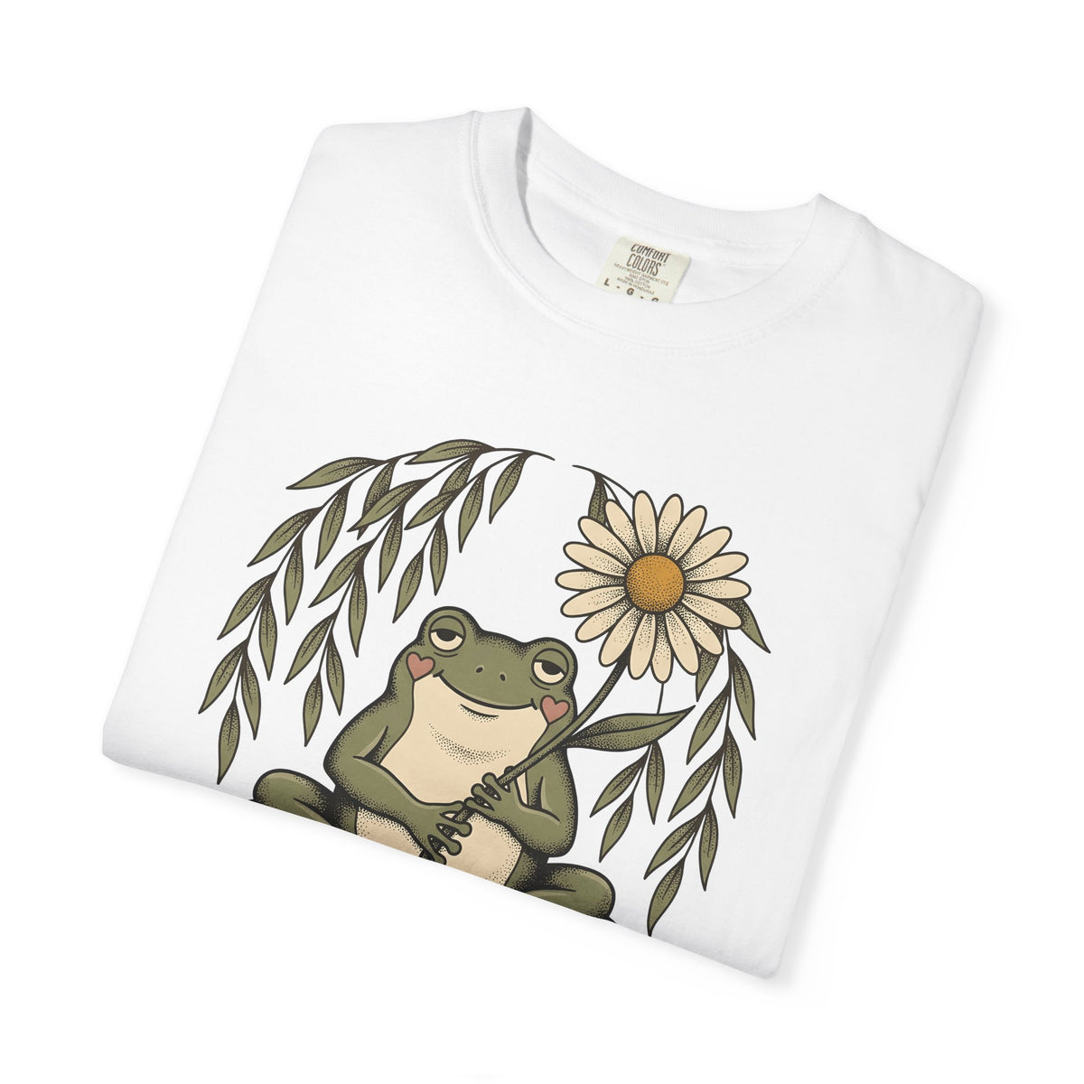 Frog Flower Cute Animal Gift Boho Toad T T-Shirt