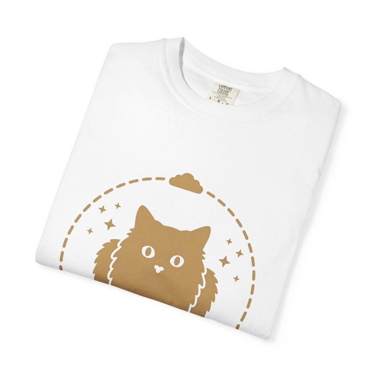 Soft Cat Cat Pet Gift Simple Kitten Cat Fan Minimalist Animal Contemporary Sparkles T-Shirt