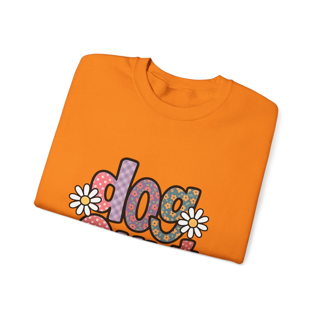 Floral Lettering Print Sweatshirt Dog Niece Gift Women Sketch Sweatshirt Typography Sweatshirt Dog Fan Hand Drawn Sweatshirt Niece Graphic Cartoon Chamomile