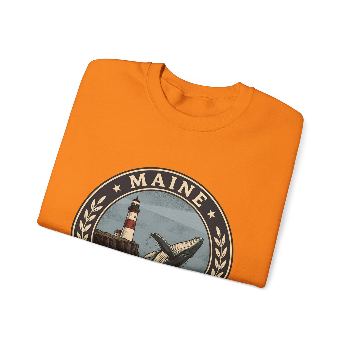 Whale Beacon Sweatshirt Maine Marine Gift Women Vintage Sweatshirt Whale Sweatshirt New England Enthusiast Distressed Sweatshirt Nautical Graphic Retro Sea