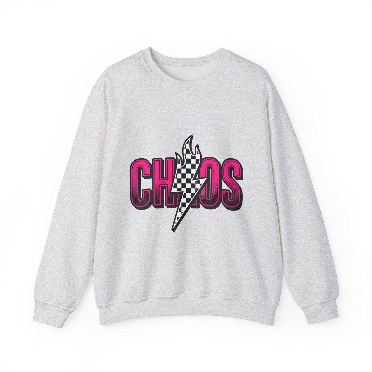 Thunderbolt Sweatshirt Mom Fun Gift Women Heavy Sweatshirt Lightning Sweatshirt Mother Fan Brutal Sweatshirt Humorous Graphic Old School Tartan Sweatshirt