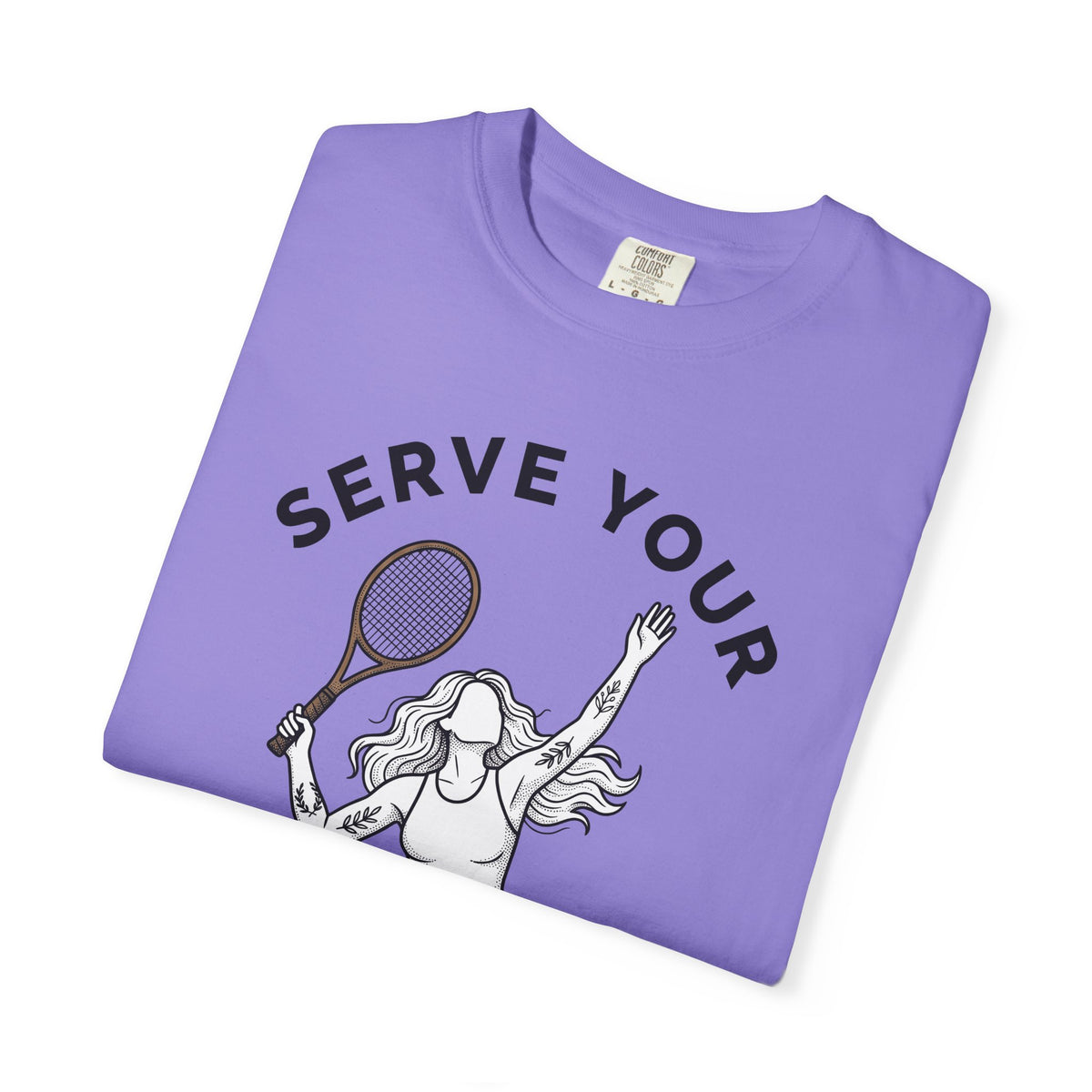 Tennis Competitor T-Shirt Sports Exercise Gift Women Cartoon T-Shirt Tennis Player T-Shirt Athlete Fan Tennis Star T-Shirt Fitness Graphic Flat