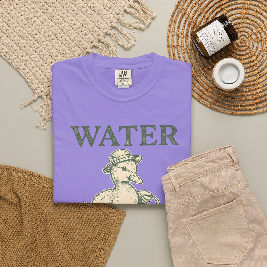 Duck Flower Pot T-Shirt Easter Landscaping Gift Women Old School T-Shirt Planter T-Shirt Easter Fan Vintage T-Shirt Gardening Graphic Doodle Cap