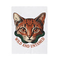 Kitten Face Blanket Cat Wildlife Gift Women Retro Blanket Kitten Blanket Cat Fan Feline Blanket Vintage Graphic Animal Illustration Sketch Serpent
