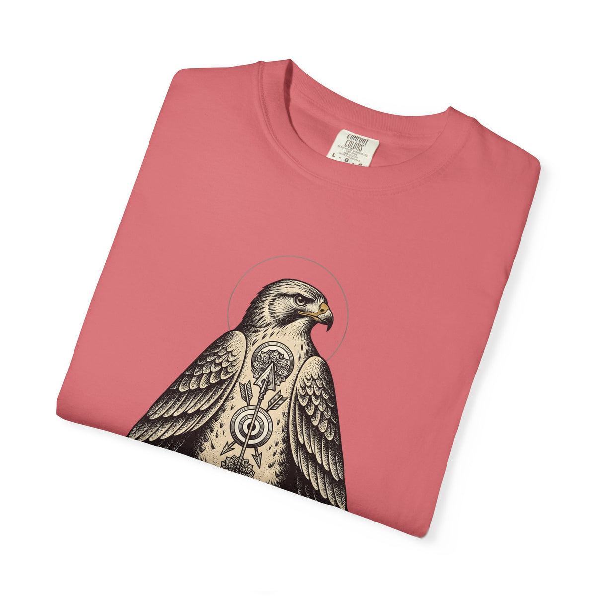 Eagle Design T-Shirt Sports Wildlife Gift Women Tribal T-Shirt Bald Eagle T-Shirt Athlete Fan Native T-Shirt Wildlife Graphic Classic Spear T-Shirt