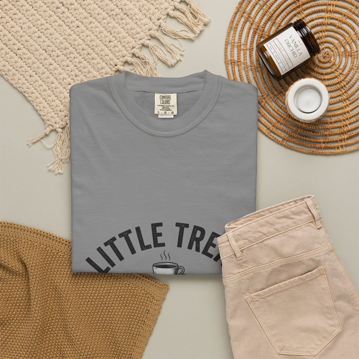 Coffee Cup Dessert T-Shirt Coffee Food Gift Women Vintage T-Shirt Dessert T-Shirt Coffee Fan Retro T-Shirt Bakery Graphic Hand Drawn Coins T-Shirt