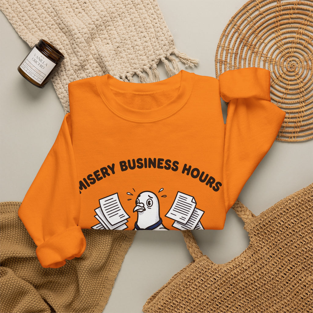 Workplace Pigeon Sweatshirt Funny Pets Gift Women Comic Sweatshirt Pigeon Sweatshirt Humor Fan Cartoon Sweatshirt Animal Graphic Vintage Documents Sweatshirt