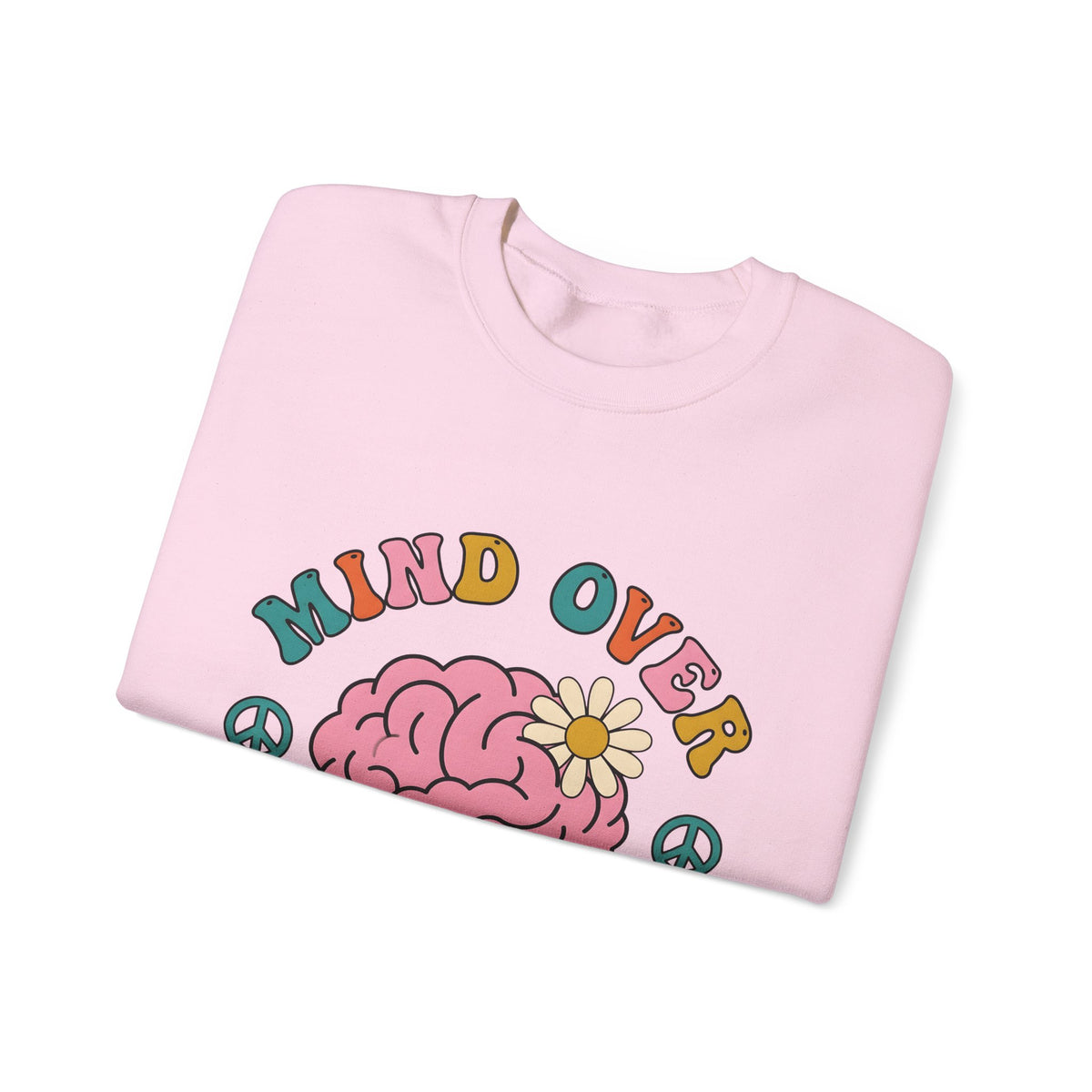 Brain Flower Sweatshirt Teacher Mental Health Gift Women Groovy Sweatshirt Mind Bloom Sweatshirt Educator Enthusiast Psychedelic Sweatshirt Wellness Graphic