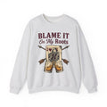 Playing Queen Sweatshirt Cowgirl Western Gift Women Hand Drawn Sweatshirt Queen Sweatshirt Rodeo Fan Illustrated Sweatshirt Country Graphic Folk Liquor Glass