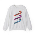 Holiday Candy Sweatshirt Christmas Confectionery Gift Women Flat Design Sweatshirt Candy Sweatshirt Christmas Fan Minimalist Sweatshirt Sweets Graphic Clean
